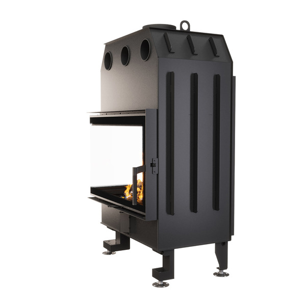 Каминная топка угловая SAVEN Energy 75х50х47L (15,1 kW) ECO. Фото 3D