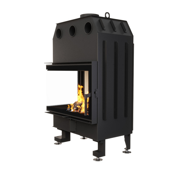 Каминная топка угловая SAVEN Energy 75х50х47L (15,1 kW) ECO. Фото 3D