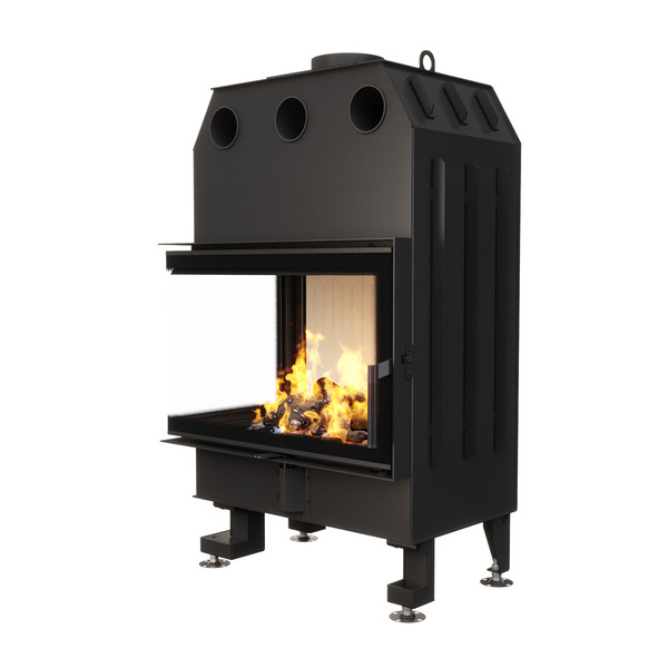 Каминная топка угловая SAVEN Energy 75х50х47L (15,1 kW) ECO. Фото 3D