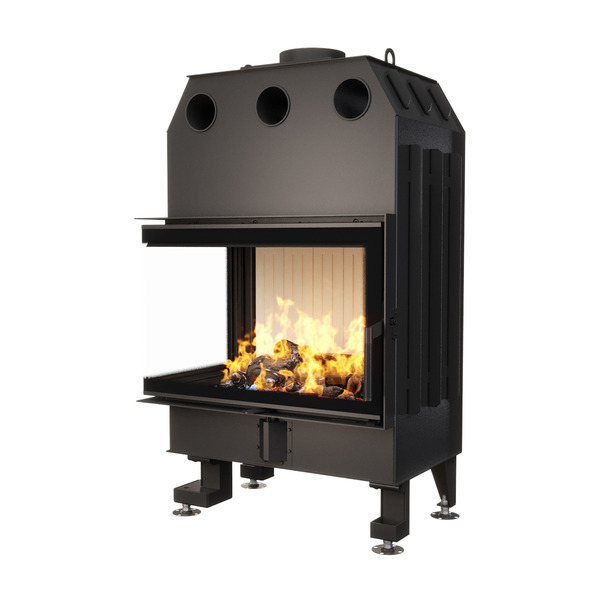 Каминная топка угловая SAVEN Energy 75х50х47L (15,1 kW) ECO. Фото 3D