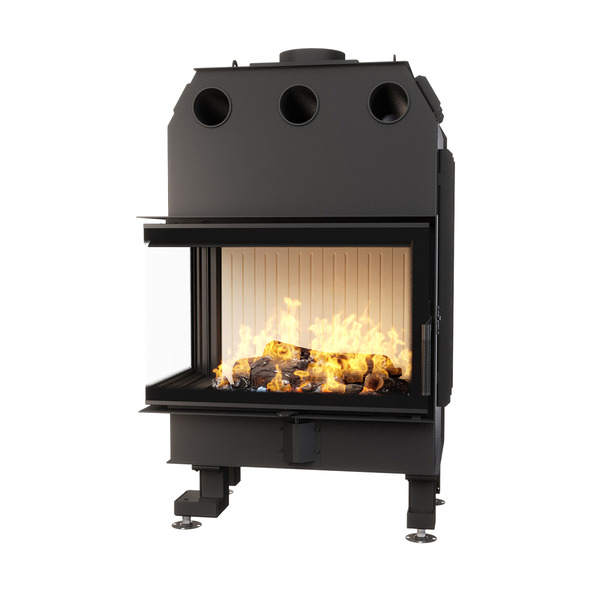 Каминная топка угловая SAVEN Energy 75х50х47L (15,1 kW) ECO. Фото 3D