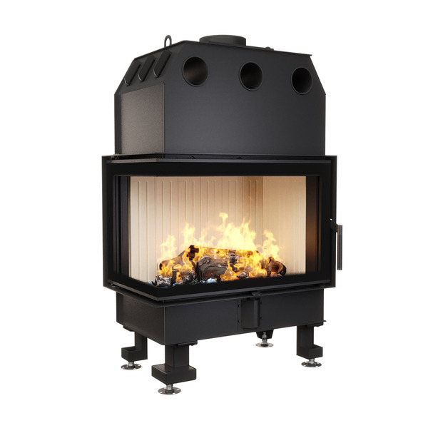Wkład kominkowy SAVEN Energy 75x50x47L (15,1kW) ECO. Zdjęcia 3D