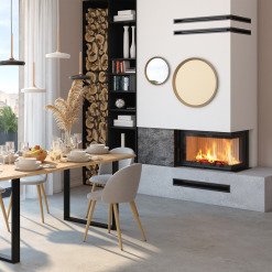 Fireplace insert SAVEN Energy 75x50x47L (15,1kW) ECO. Photo 13