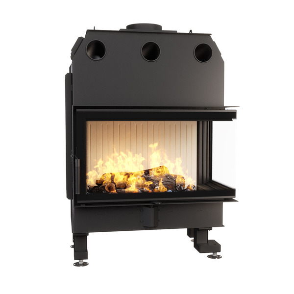 Каминная топка угловая SAVEN Energy 85х50х47R (17,0 kW) ECO. Фото 3D