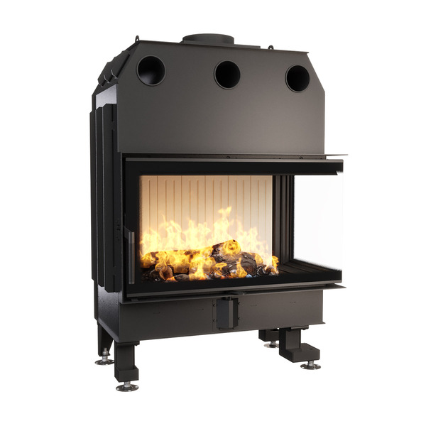 Каминная топка угловая SAVEN Energy 85х50х47R (17,0 kW) ECO. Фото 3D