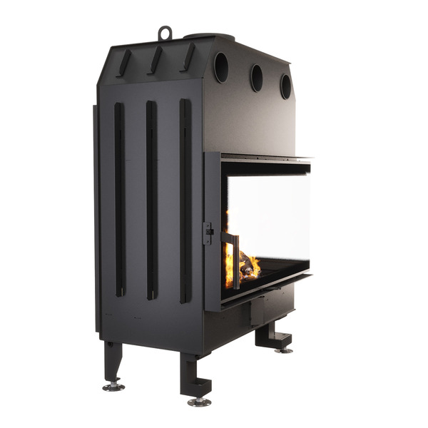 Каминная топка угловая SAVEN Energy 85х50х47R (17,0 kW) ECO. Фото 3D