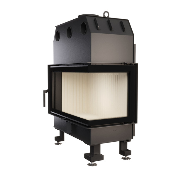 Каминная топка угловая SAVEN Energy 85х50х47R (17,0 kW) ECO. Фото 3D