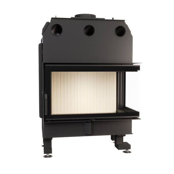 Каминная топка угловая SAVEN Energy 85х50х47R (17,0 kW) ECO. Фото 3D