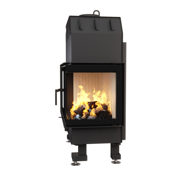 Каминная топка угловая SAVEN Energy 85х50х47R (17,0 kW) ECO. Фото 3D
