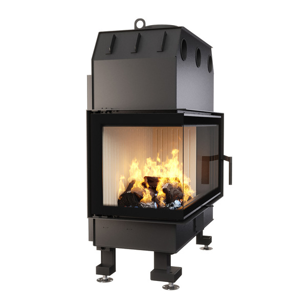 Камінна топка кутова SAVEN Energy 85x50x47L (17,0 kW) ECO. Фото 3D