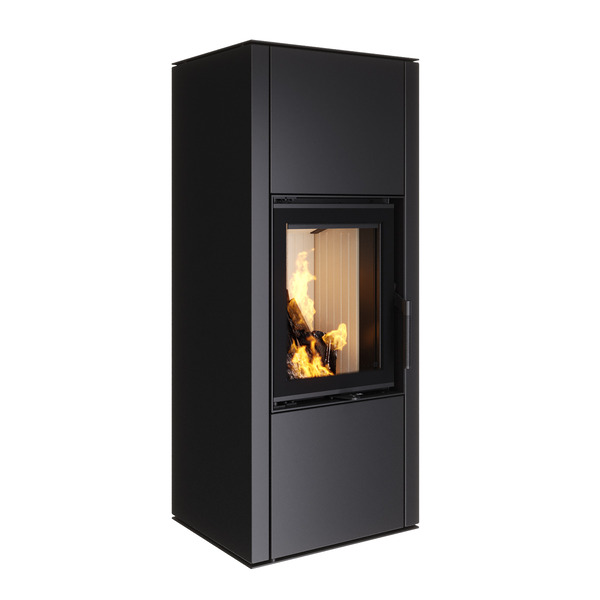 Piec wolnostojący SAVEN Vatra L 40х50 ECO. Zdjęcia 3D