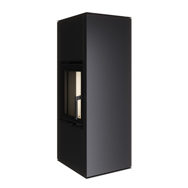 Fireplace stove SAVEN Vatra L 40x50 ECO. Photo 3D