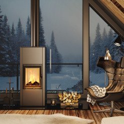 Fireplace stove SAVEN Vatra L 40x50 ECO. Photo 2