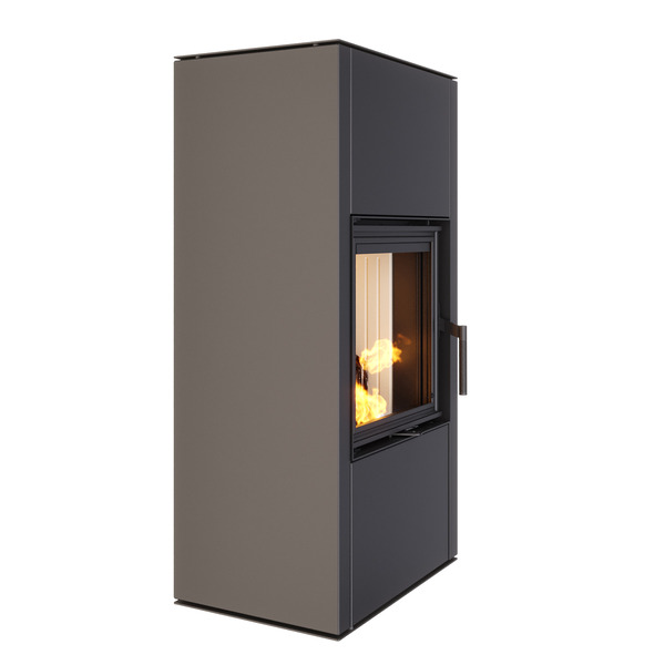 Fireplace stove SAVEN Vatra XL 50x50 ECO. Photo 3D