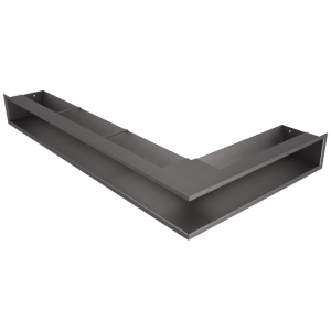 Вентиляционная решетка для камина 95х450х800 SAVEN Loft Angle 95х450х800 угловая левая графитовая