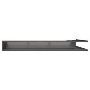 Вентиляционная решетка для камина 95х450х800 SAVEN Loft Angle 95х450х800 угловая левая графитовая. Фото 2