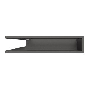 Вентиляционная решетка для камина 95х450х800 SAVEN Loft Angle 95х450х800 угловая левая графитовая. Фото 3