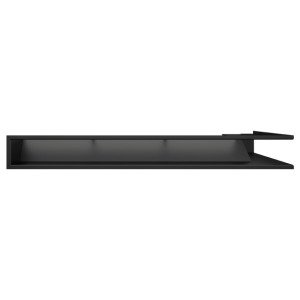 Fireplace ventilation grille 95х450х800 SAVEN Loft Angle black. Photo 2