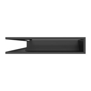 Kratka wentylacyjna kominkowa 95х450х800 SAVEN Loft Angle lewy kąt czarna. Zdjęcia 3