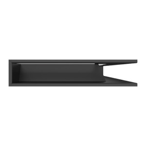 Fireplace ventilation grille 95х800х450 SAVEN Loft Angle black. Photo 3