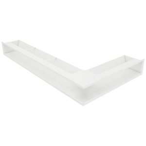 Fireplace ventilation grille 95х450х800 SAVEN Loft Angle white