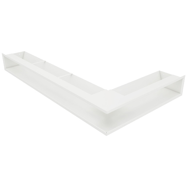 Fireplace ventilation grille 95х450х800 SAVEN Loft Angle white