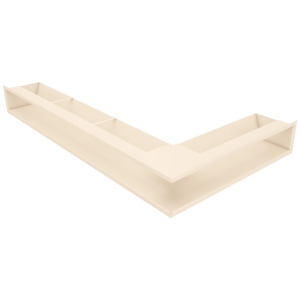 Fireplace ventilation grille 95х450х800 SAVEN Loft Angle cream