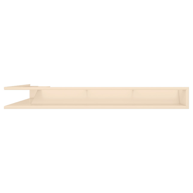 Fireplace ventilation grille 95х800х450 SAVEN Loft Angle cream. Photo 2