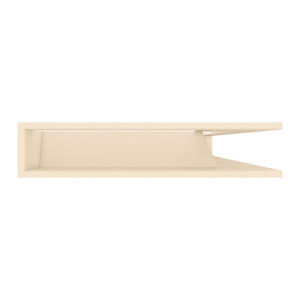 Fireplace ventilation grille 95х800х450 SAVEN Loft Angle cream. Photo 3
