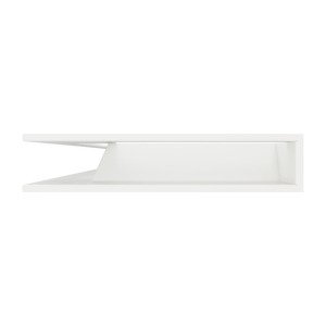 Fireplace ventilation grille 95х450х950 SAVEN Loft Angle white. Photo 3