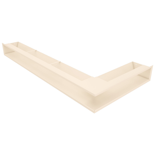 Kratka wentylacyjna kominkowa 95х450х950 SAVEN Loft Angle lewy kąt kremowa