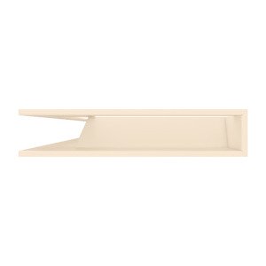 Kratka wentylacyjna kominkowa 95х450х950 SAVEN Loft Angle lewy kąt kremowa. Zdjęcia 3