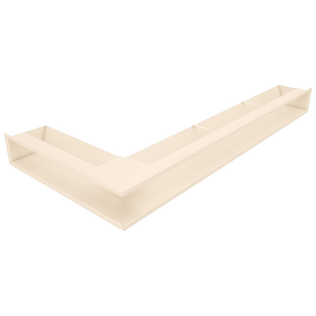 Kratka wentylacyjna kominkowa 95х950х450 SAVEN Loft Angle prawy kąt kremowa