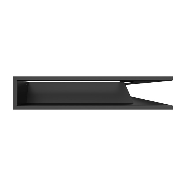 Fireplace ventilation grille 95х950х450 SAVEN Loft Angle black. Photo 3