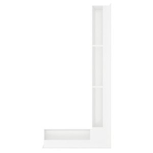 Kratka wentylacyjna kominkowa 95x950x450 SAVEN Loft Angle prawy kąt biała. Zdjęcia 4