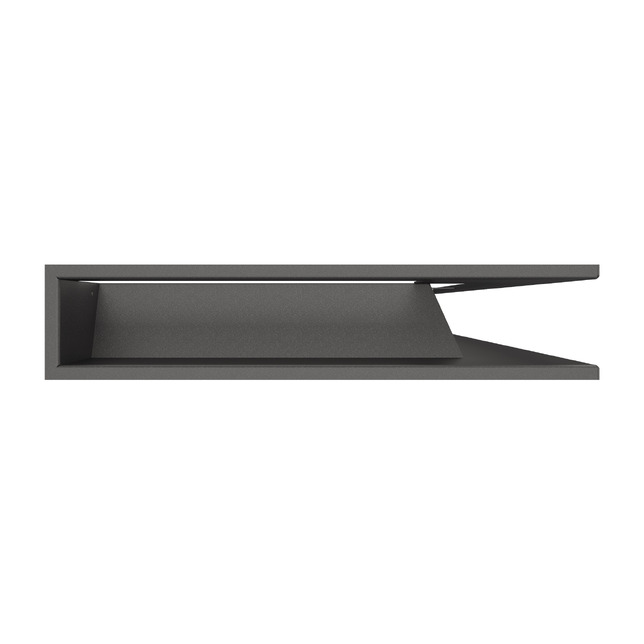 Fireplace ventilation grille 95х950х450 SAVEN Loft Angle graphite. Photo 3