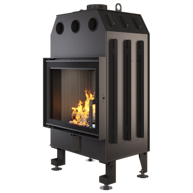 Wkład kominkowy SAVEN Energy 60x50 Black (14,5 kW) ECO. Zdjęcia 3