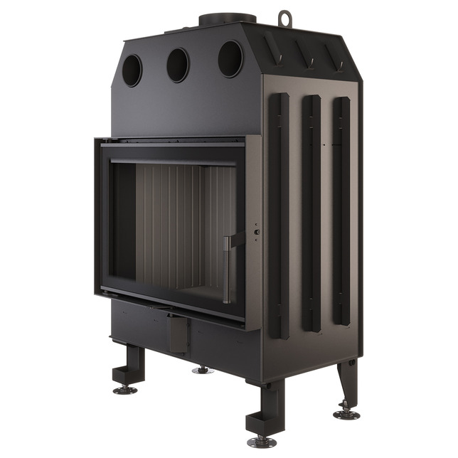 Wkład kominkowy SAVEN Energy 70x50 Black (15,1 kW) ECO. Zdjęcia 4