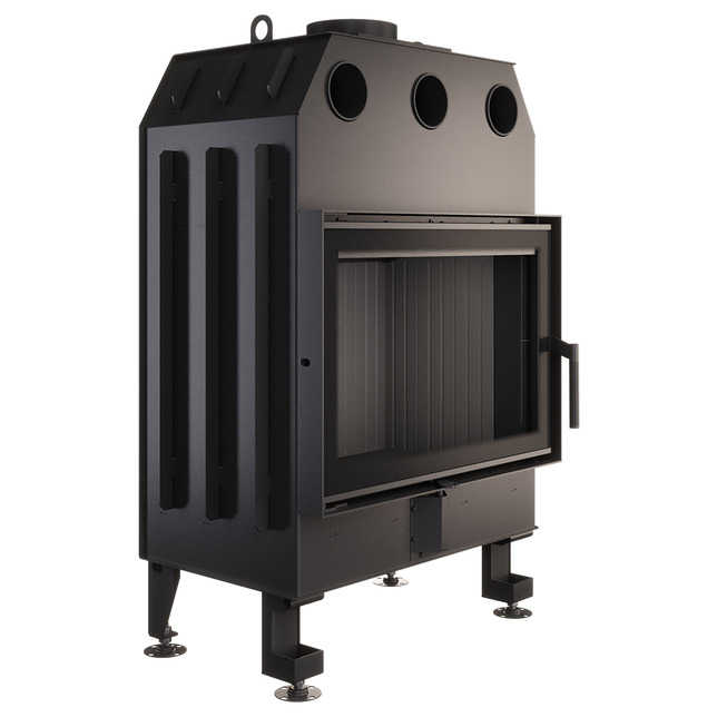 Wkład kominkowy SAVEN Energy 70x50 Black (15,1 kW) ECO. Zdjęcia 6