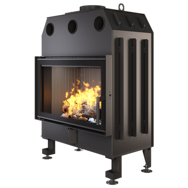 Wkład kominkowy SAVEN Energy 80x50 Black (17,0 kW) ECO. Zdjęcia 2