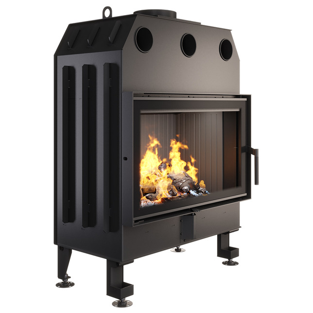 Wkład kominkowy SAVEN Energy 80x50 Black (17,0 kW) ECO. Zdjęcia 3