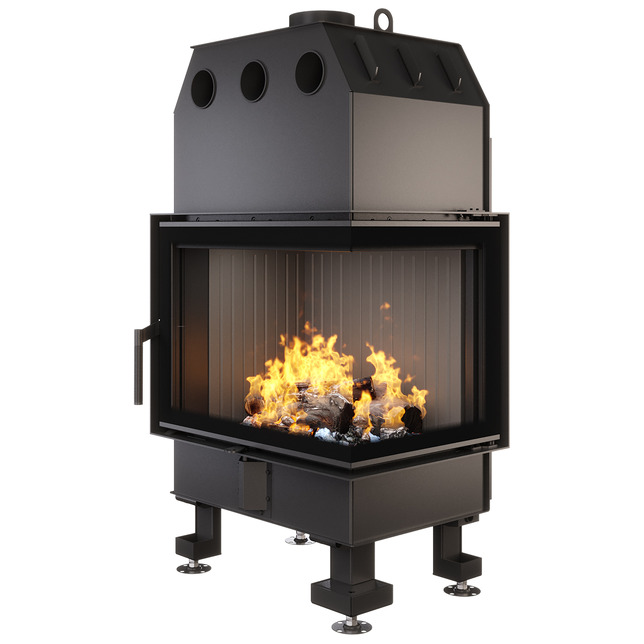 Wkład kominkowy SAVEN Energy 65х50х47R Black (14,5 kW) ECO