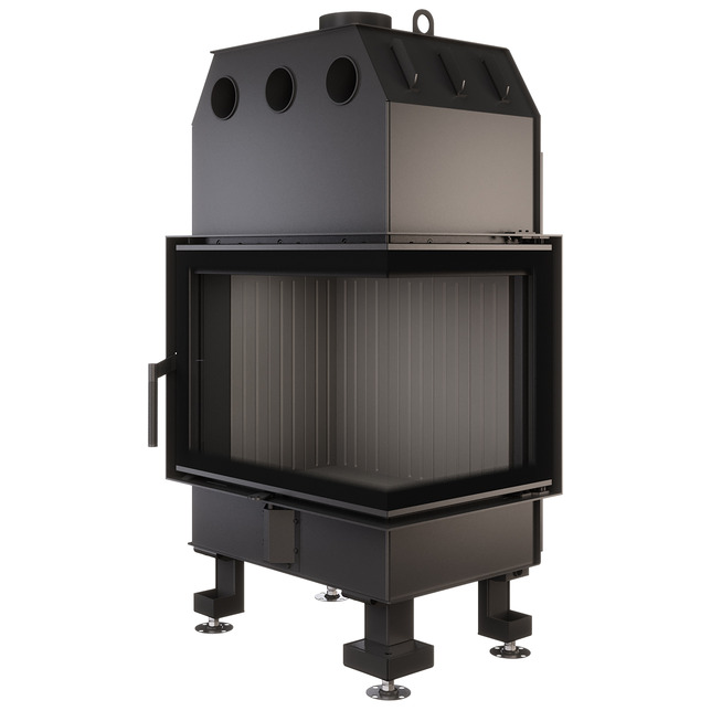 Wkład kominkowy SAVEN Energy 65х50х47R Black (14,5 kW) ECO. Zdjęcia 5