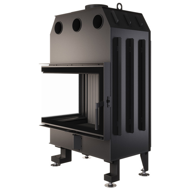 Камінна топка кутова SAVEN Energy 75х50х47L Black (15,1 kW) ECO. Фото 5