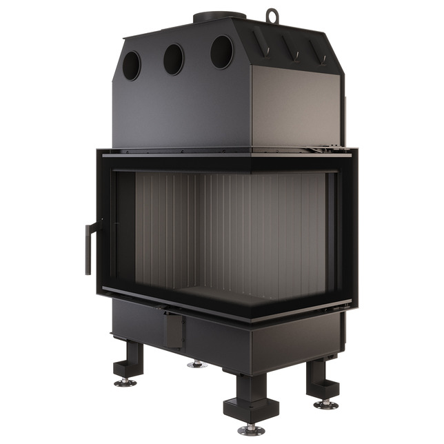 Wkład kominkowy SAVEN Energy 75x50x47R Black (15,1 kW) ECO. Zdjęcia 8