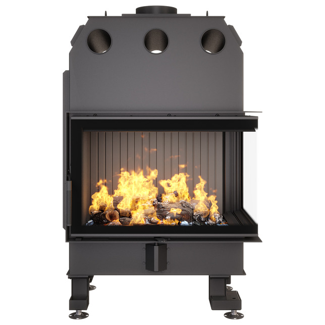 Wkład kominkowy SAVEN Energy 75x50x47R Black (15,1 kW) ECO. Zdjęcia 2