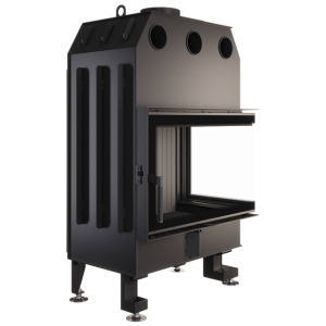 Каминная топка угловая SAVEN Energy 75х50х47R Black (15,1 kW) ECO. Фото 12