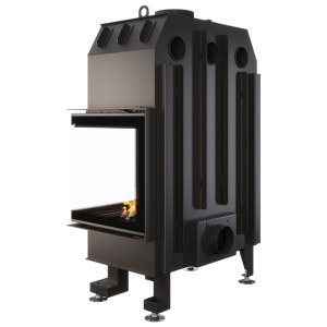 Каминная топка угловая SAVEN Energy 75х50х47R Black (15,1 kW) ECO. Фото 6
