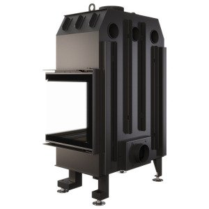Каминная топка угловая SAVEN Energy 75х50х47R Black (15,1 kW) ECO. Фото 14