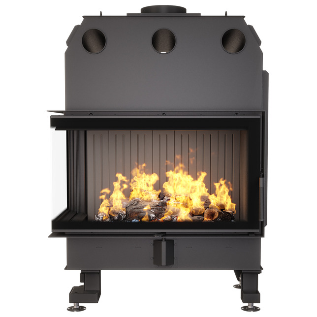 Каминная топка угловая SAVEN Energy 85х50х47L Black (17,0 kW) ECO. Фото 2